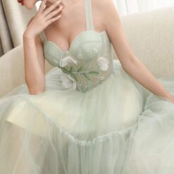 ชุดเดรส สีเขียว Brand HiSo 3021 Size S-M BKK