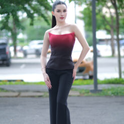 ชุดเซ็ท เกาะอก+กางเกง POEM 1005 Size S-M (36) BKK