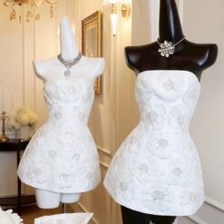 ชุดเดรส โบว์ สีดำ  ZEN LULU 2192 SIZE S-M BKK
