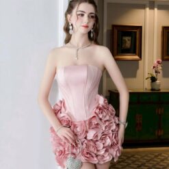 ชุดเดรส กุหลาบ ดำ ชมพู ZEN LULU 2190 SIZE S-M BKK