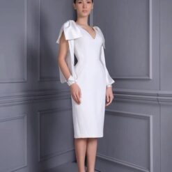 ชุดแต่งงาน ชุดเจ้าสาว สีขาว POEM 1004 Size M-L (40) BKK