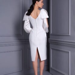 ชุดแต่งงาน ชุดเจ้าสาว สีขาว POEM 1004 Size M-L (40) BKK