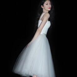 ชุดแต่งงาน ชุดเจ้าสาว สีขาว POEM 1032 Size S-M-L BKK