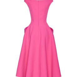 ชุดเดรส สีบานเย็น POEM 1028 Size S-M (34) BKK