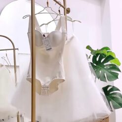 ชุดแต่งงาน ชุดเจ้าสาว สีขาว POEM 1032 Size S-M-L BKK