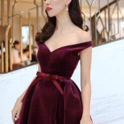 ชุดเดรส สีแดง POEM 1024 Size S (34) BKK