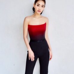 ชุดเซ็ท เกาะอก+กางเกง POEM 1005 Size S-M (36) BKK