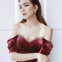 ชุดเดรส สีแดง POME 1006 Size S-M (36) BKK